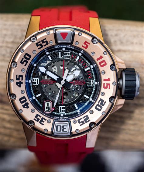 Richard Mille RM028 Diver Watch Hands